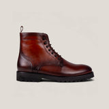 Bolzano24 - Cognac Brown Patina Leather - Boots