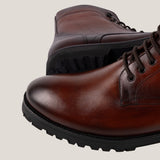 Bolzano24 - Cognac Brown Patina Leather - Boots