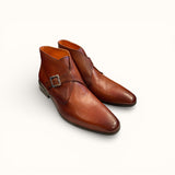 Stockholm - Cognac Brown Leather - Size 42