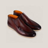 Andora - Cognac Brown Patina - Loafer Boots