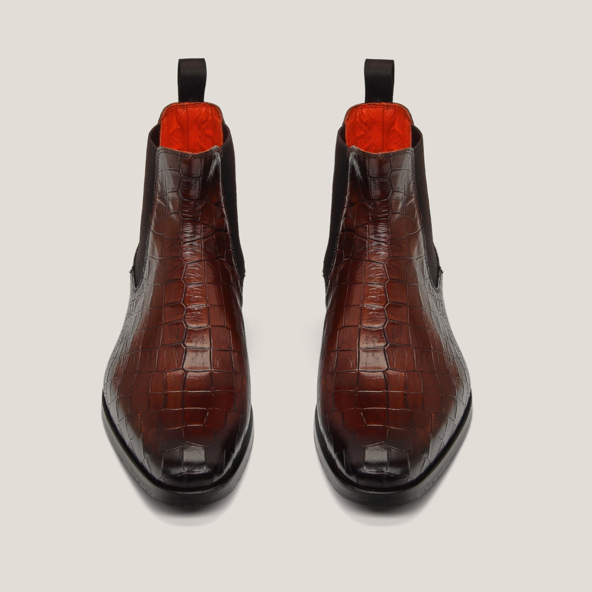 Bergamo Terra d’Oro Patina Croco - Reinhard Frans - Boots