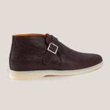 Biella - Dark Brown Grain Leather - Monk Strap Boots
