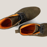 Bolzano24 - Camouflage Green - Suede Boots