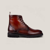 Bolzano24 - Cognac Brown Patina Leather - Boots