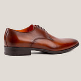 Boston24 - Cognac Brown Leather - Derby Shoes