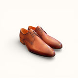 Boston24 [SC]  - Cognac Brown Leather - Size 42
