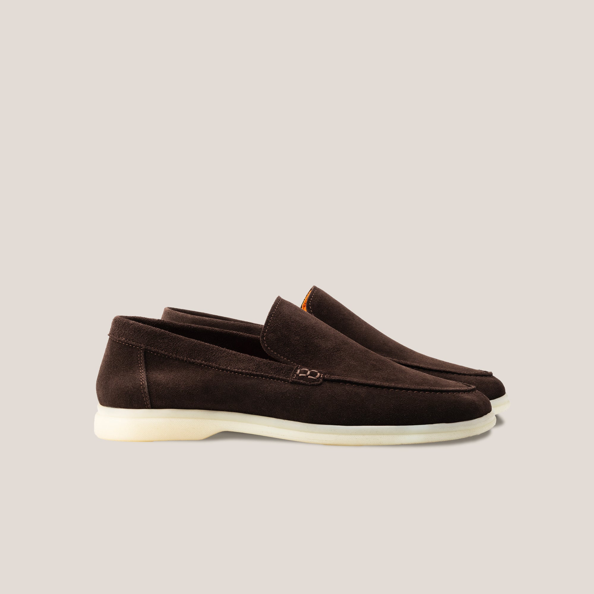 Capri - Dark Brown Suede - Loafers