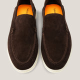 Capri - Dark Brown Suede - Loafers