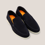 Capri - Dark Navy Suede - Loafers
