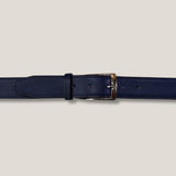 Leather Belt - Dark Navy Patina