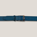 Leather Belt - Denim Blue