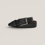 Leather Artisan Belt - Deep Grey