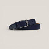 Leather Belt - Dark Navy Patina