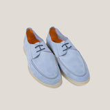Lecce -  Light Blue Suede - Derby