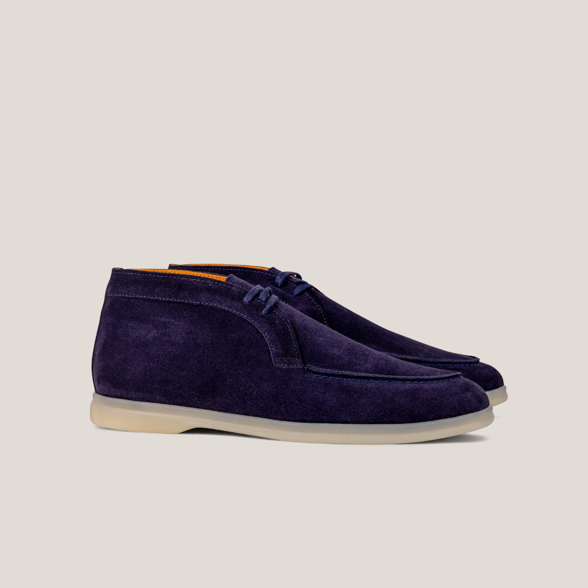 Lecco - Dark Navy Suede - Chukkas