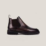 Livorno Country - Saddle Brown Patina Leather - Chelsea Boots
