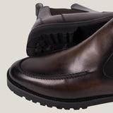 Livorno Country - Saddle Brown Patina Leather - Chelsea Boots