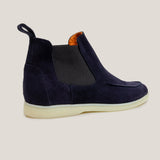 Livorno - Dark Navy Suede - Chelsea Boots