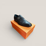 New York - Deep Brown Leather Toe Cap - Size 45