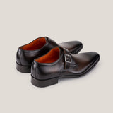 NY24 - Saddle Brown - Single Monk Shoes