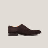 Oxford24 - Dark Brown Suede - Cap Toe Oxfords