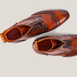 Ravenna - Cognac Brown Leather - Balmoral Boots