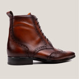 Ravenna - Cognac Brown Leather - Balmoral Boots
