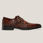 Roma Terra d’Oro Patina Croco - Reinhard Frans - Monkstrap