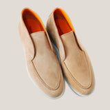 Savona - Light Beige Suede - Loafers