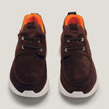 Soho 01 - Dark Brown Suede - Sneaker