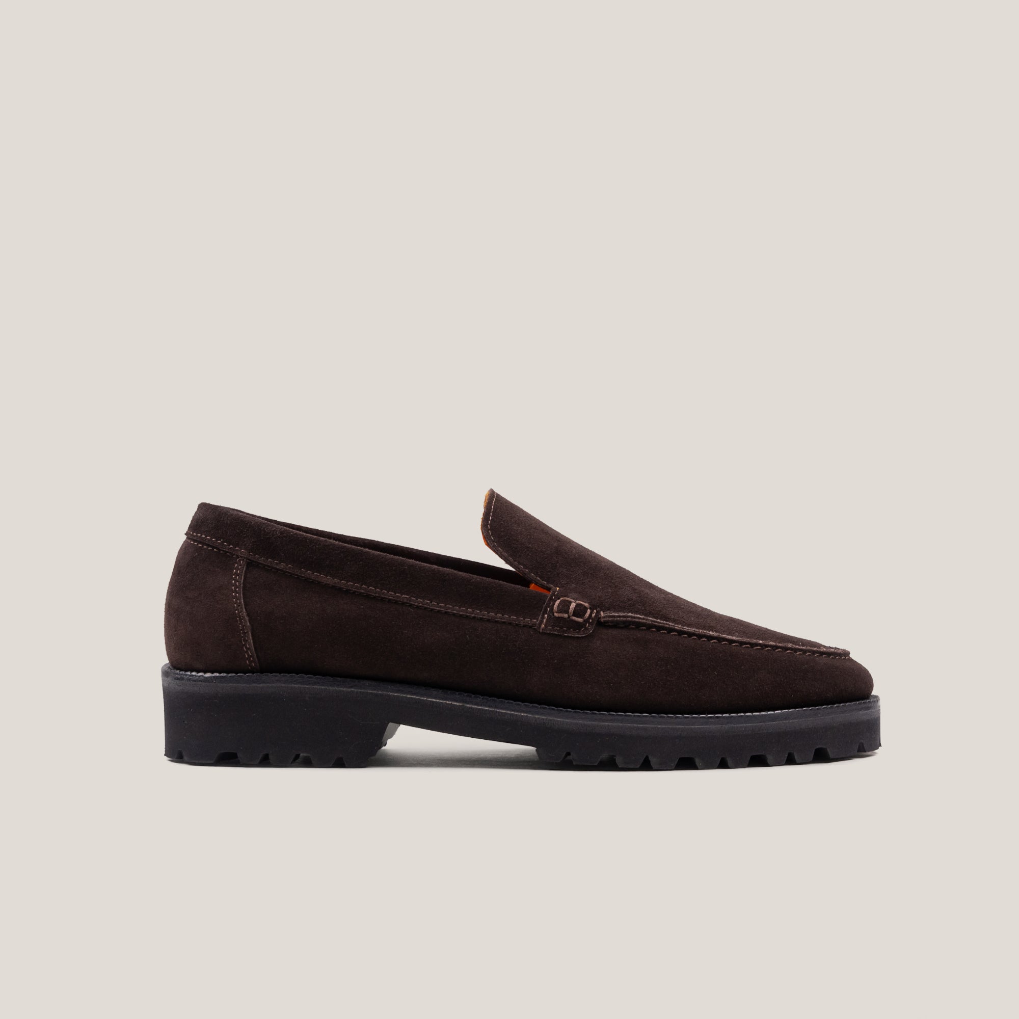 Trento - Dark Brown Suede - Loafers
