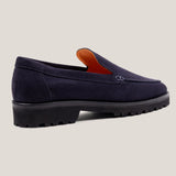 Trento - Dark Navy Suede - Loafers